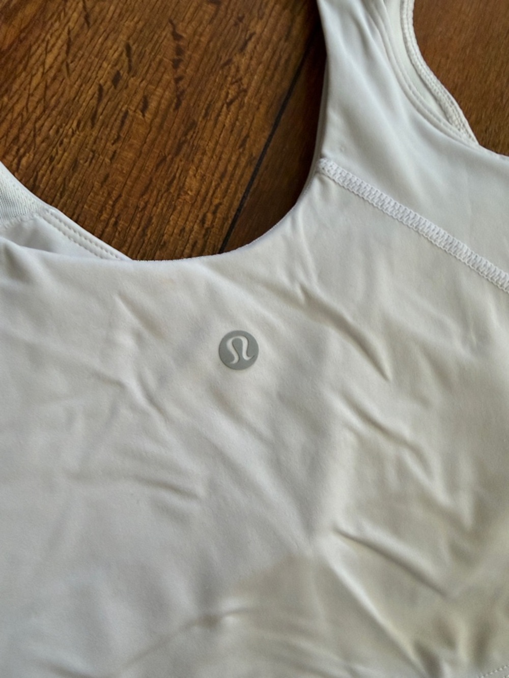lululemon athletica White Cropped Tank Top - Picture 2 of 3